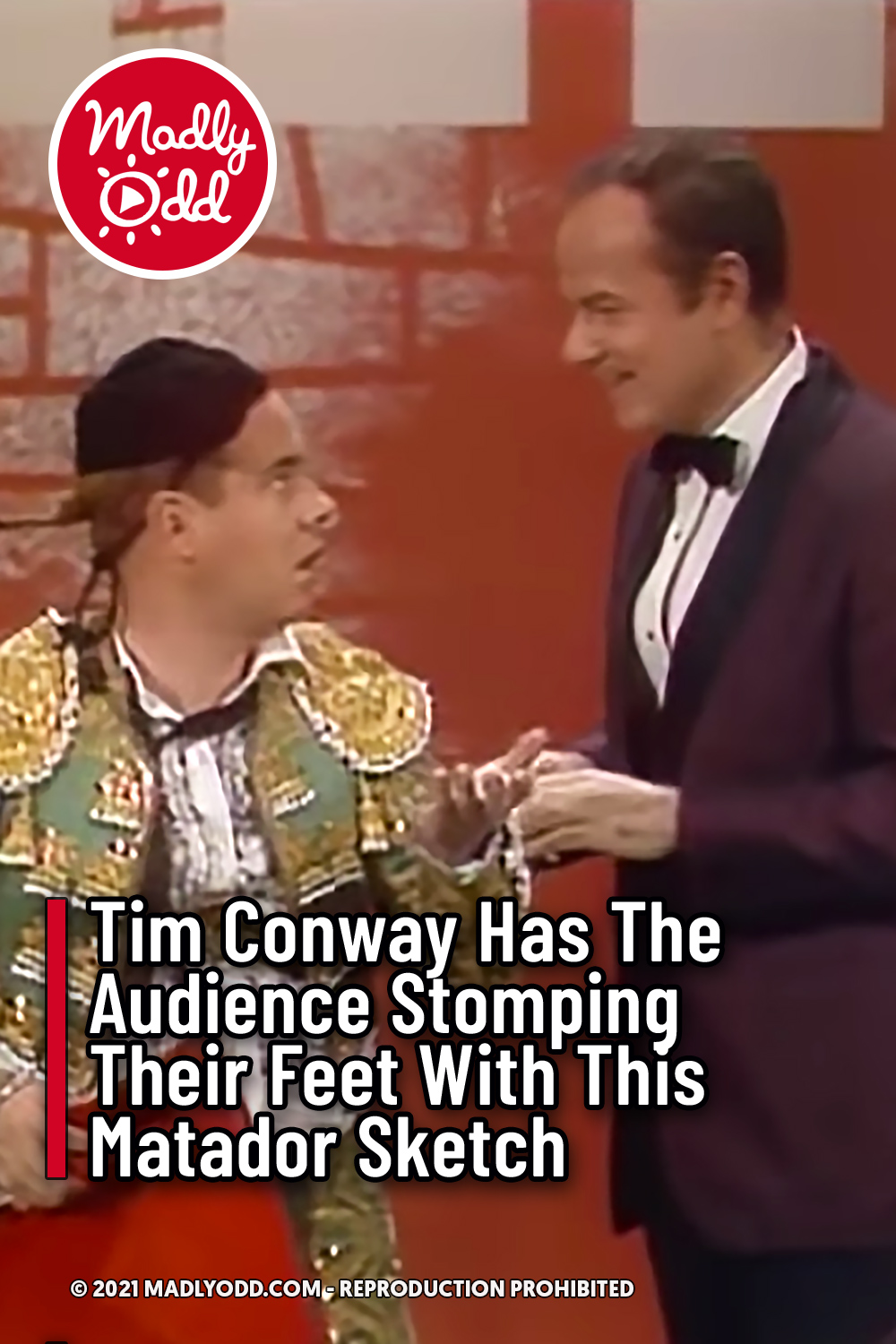 Tim Conway Has The Audience Stomping Their Feet With This Matador Sketch