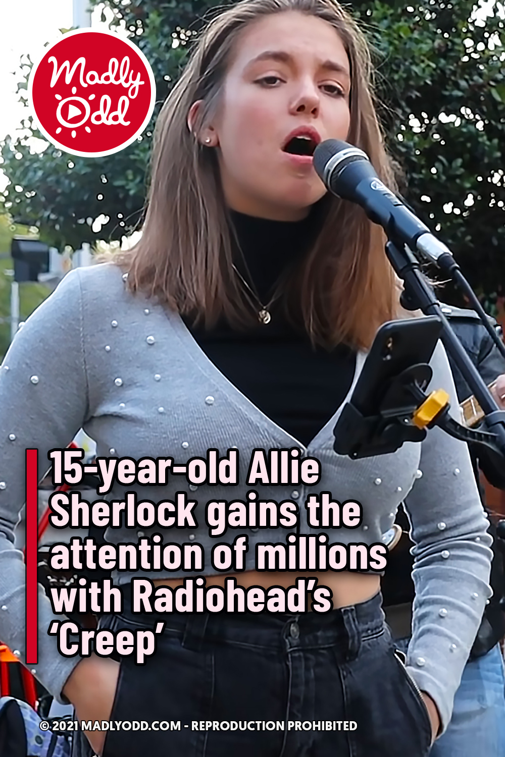 15-year-old Allie Sherlock gains the attention of millions with Radiohead’s ‘Creep’