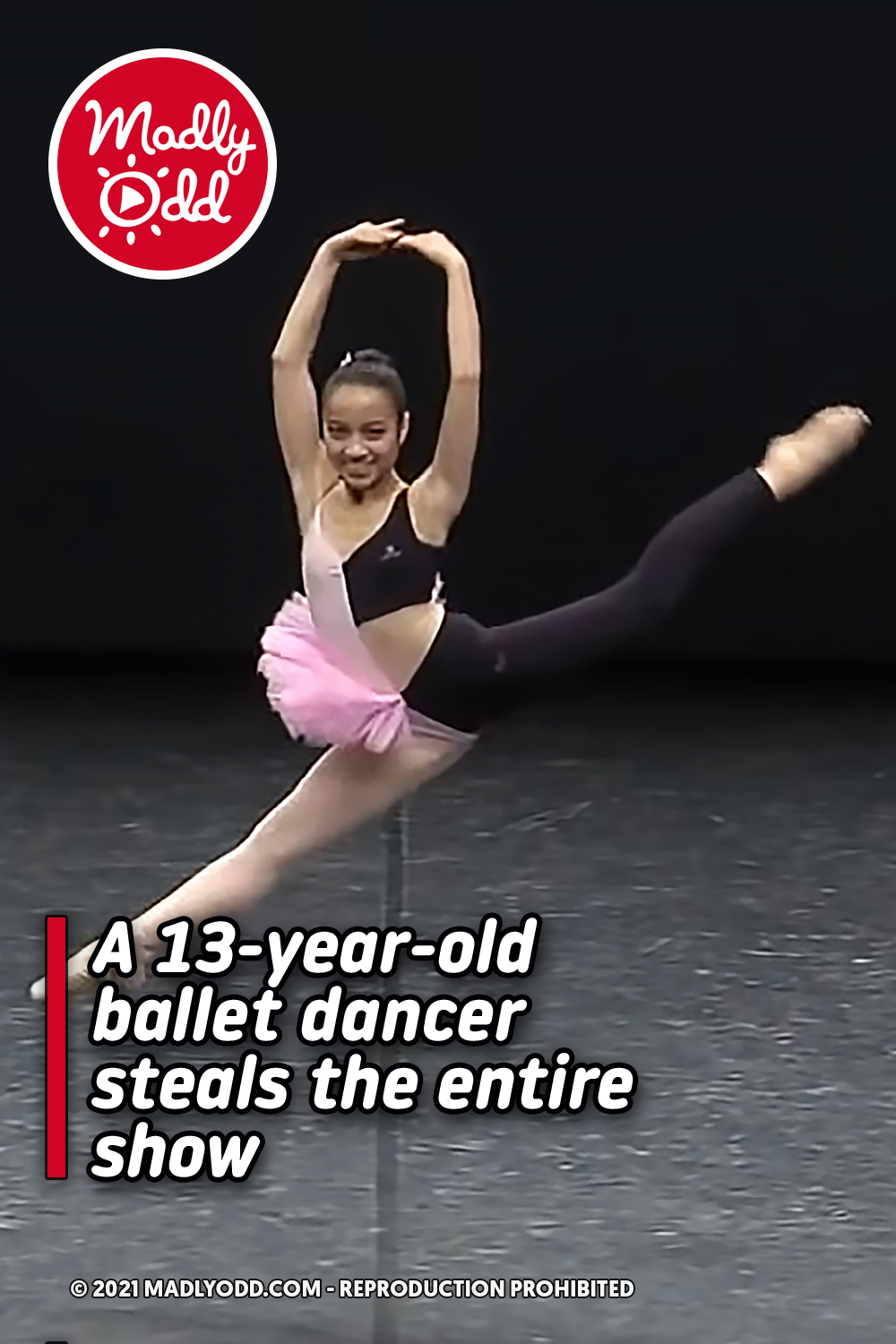 A 13-year-old ballet dancer steals the entire show