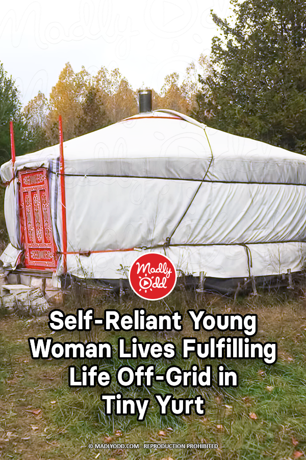 Self-Reliant Young Woman Lives Fulfilling Life Off-Grid in Tiny Yurt