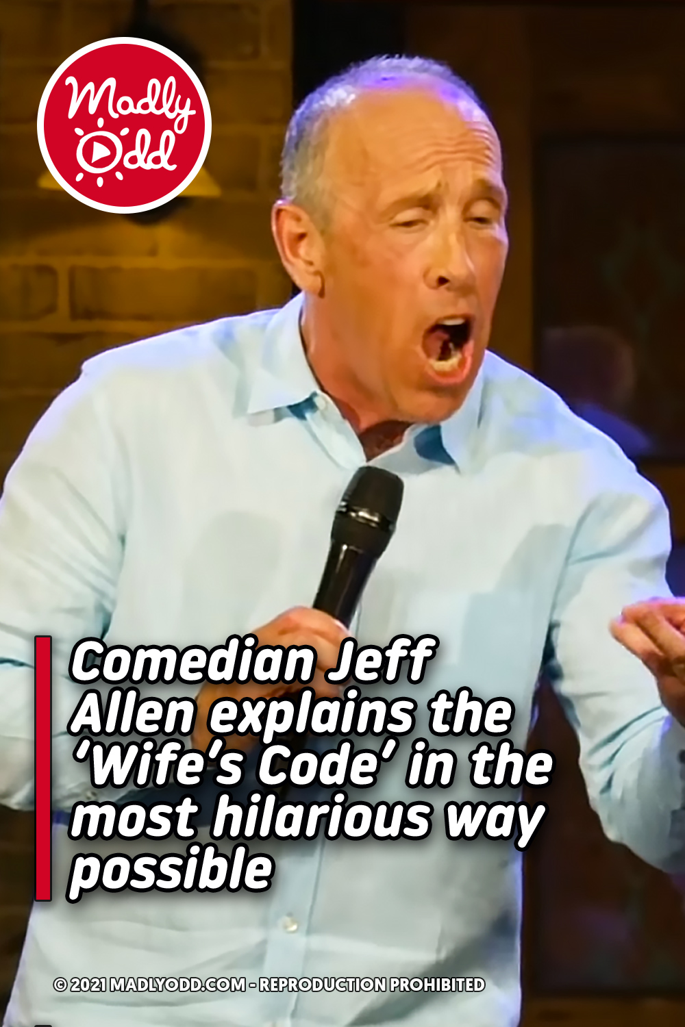 Comedian Jeff Allen explains the ‘Wife’s Code’ in the most hilarious way possible