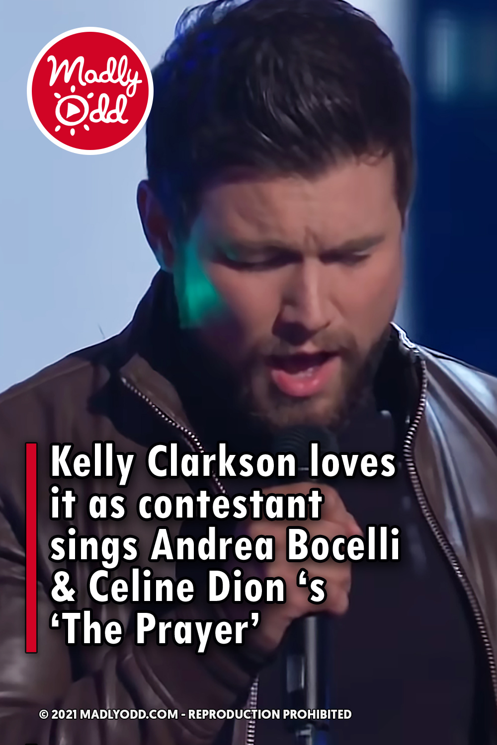 Kelly Clarkson loves it as contestant sings Andrea Bocelli & Celine Dion ‘s ‘The Prayer’
