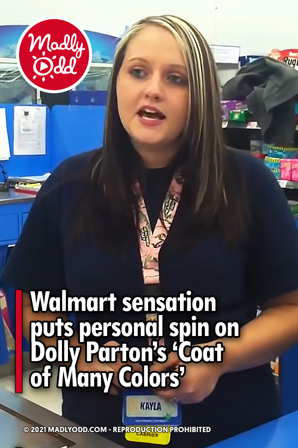 Walmart sensation puts personal spin on Dolly Parton’s ‘Coat of Many Colors’