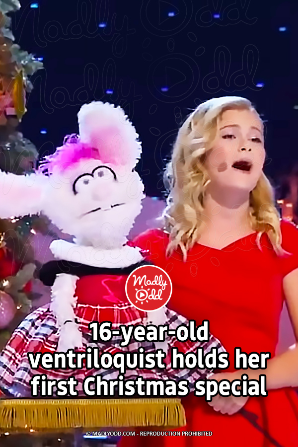 16-year-old ventriloquist holds her first Christmas special