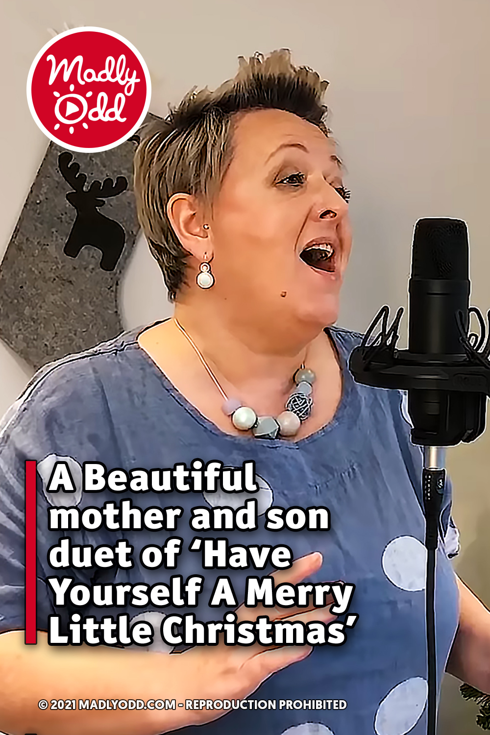 A Beautiful mother and son duet of ‘Have Yourself A Merry Little Christmas’