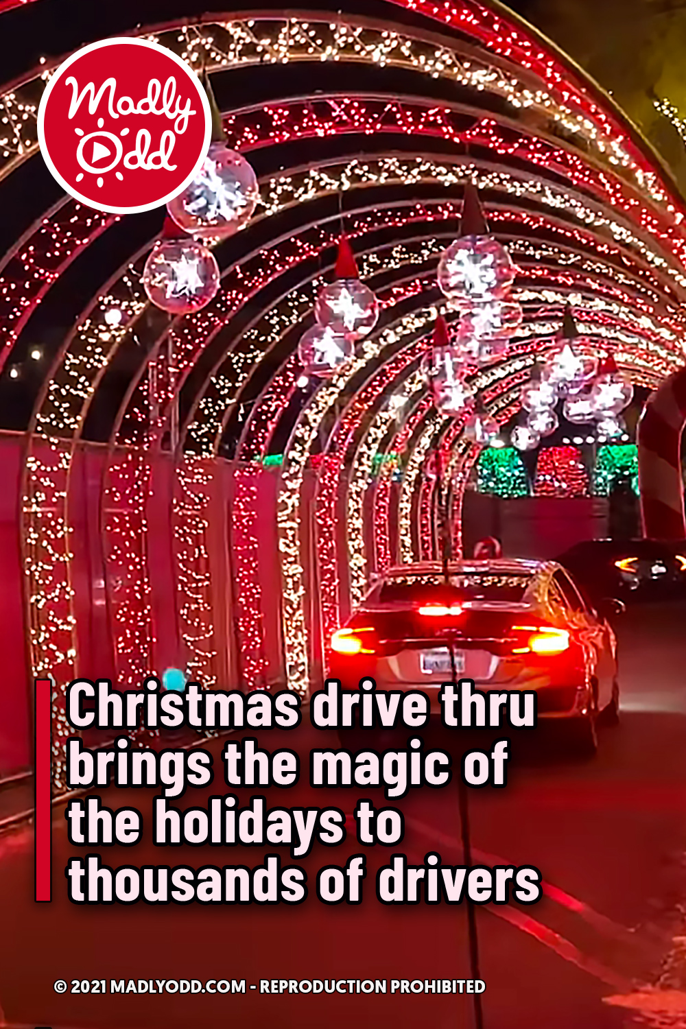Christmas drive thru brings the magic of the holidays to thousands of drivers