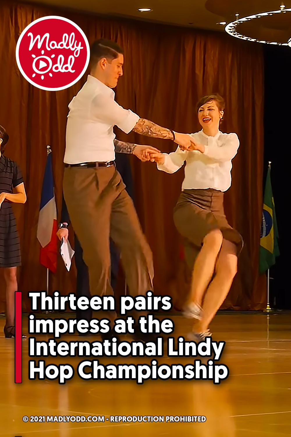 Thirteen pairs impress at the International Lindy Hop Championship