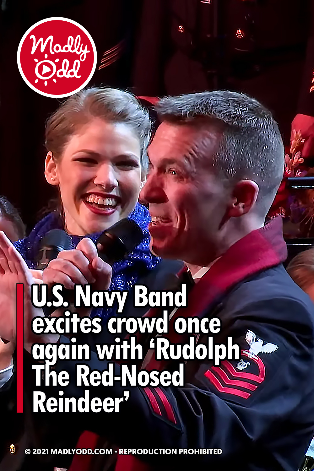 U.S. Navy Band excites crowd once again with ‘Rudolph The Red-Nosed Reindeer’