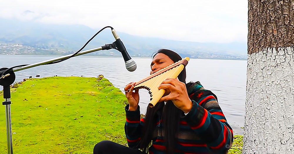 This Native American pan flute rendition of ‘Hallelujah’ is what the