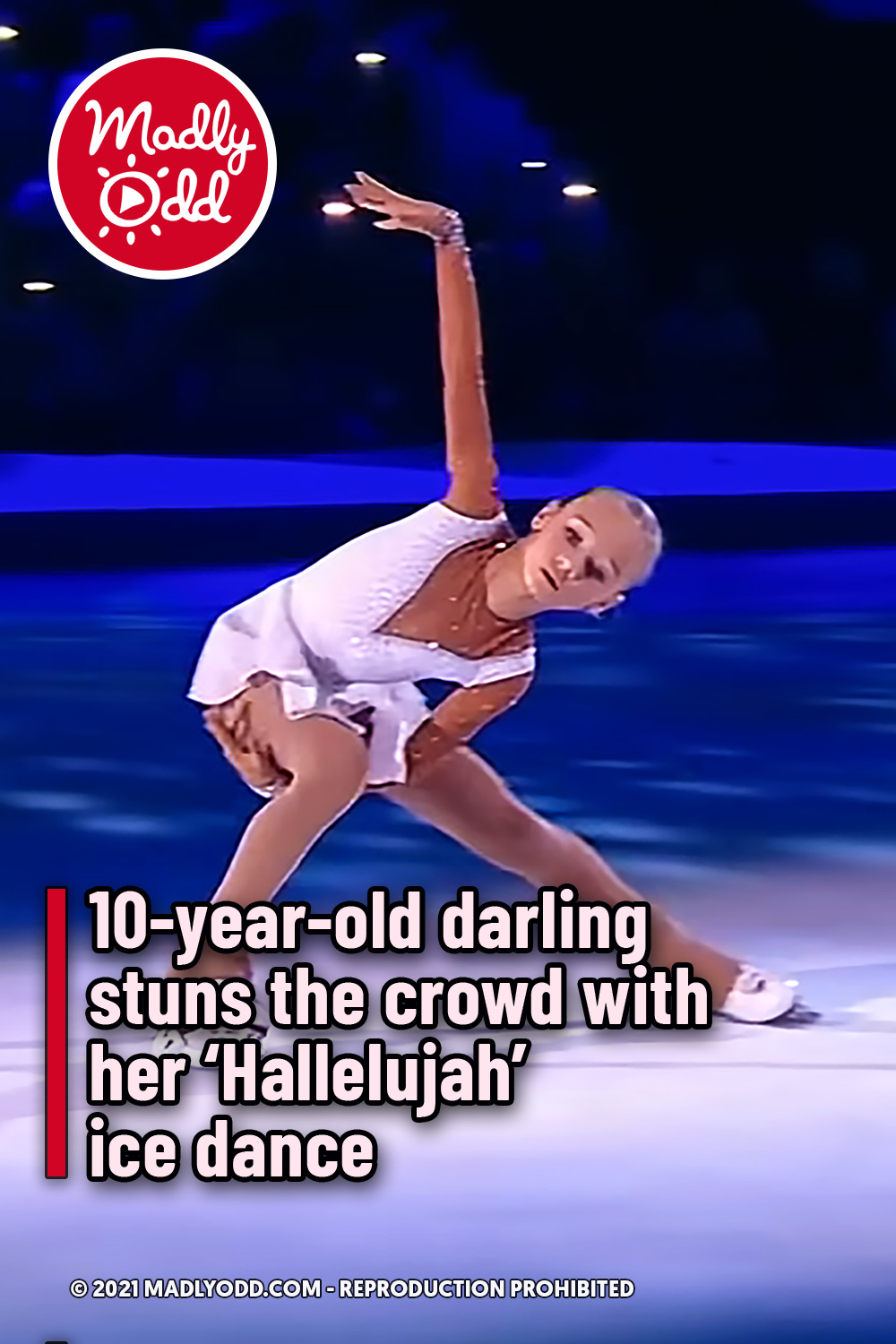 10-year-old darling stuns the crowd with her \'Hallelujah’ ice dance