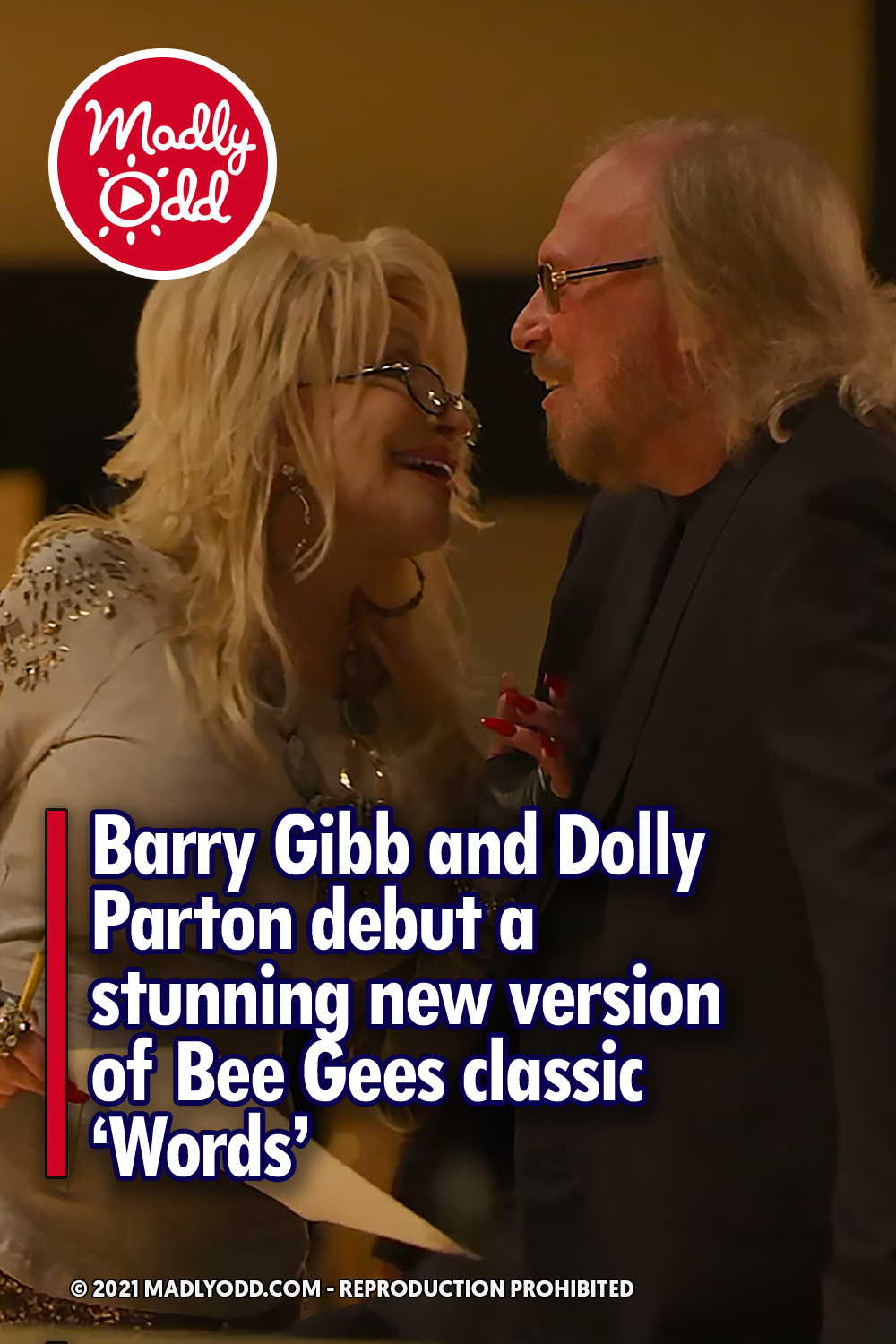 Barry Gibb and Dolly Parton debut a stunning new version of Bee Gees classic ‘Words’