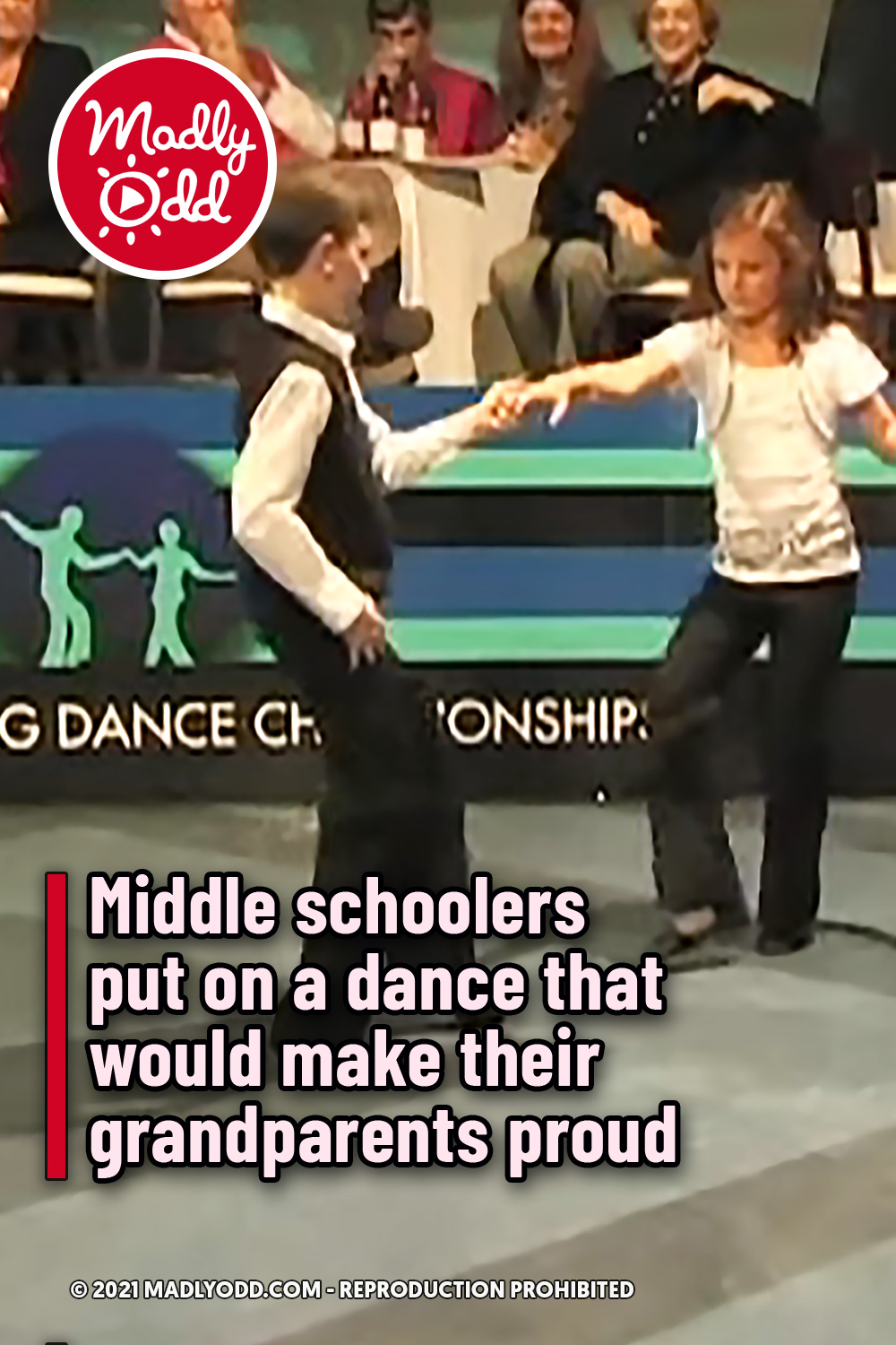 Middle schoolers put on a dance that would make their grandparents proud