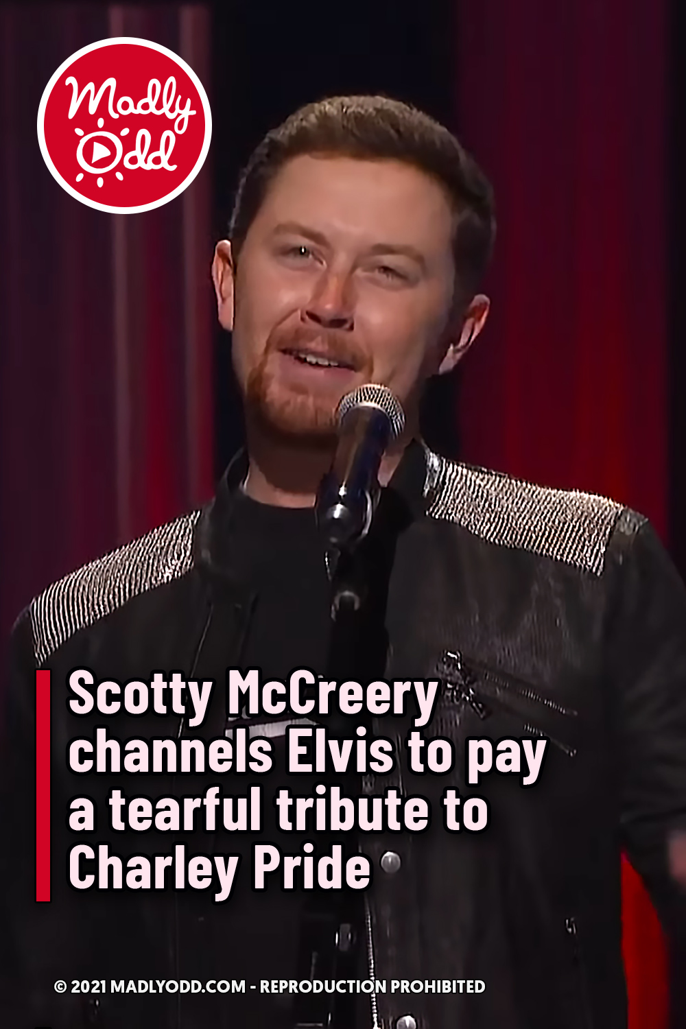Scotty McCreery channels Elvis to pay a tearful tribute to Charley Pride