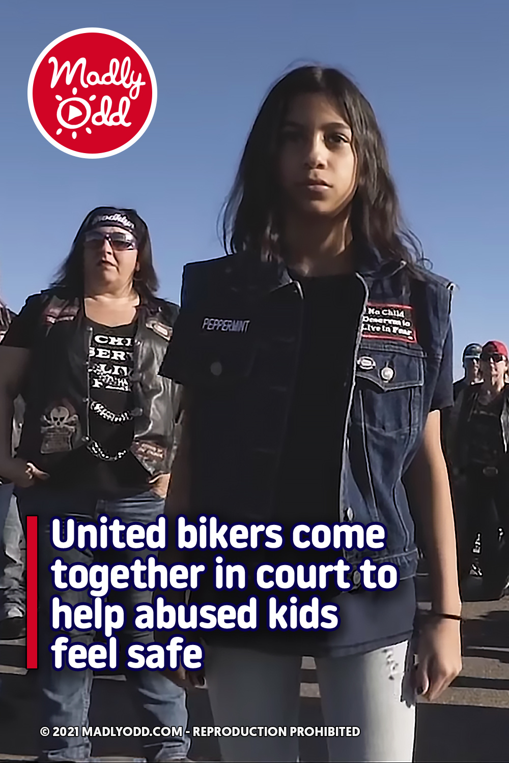 United bikers come together in court to help abused kids feel safe