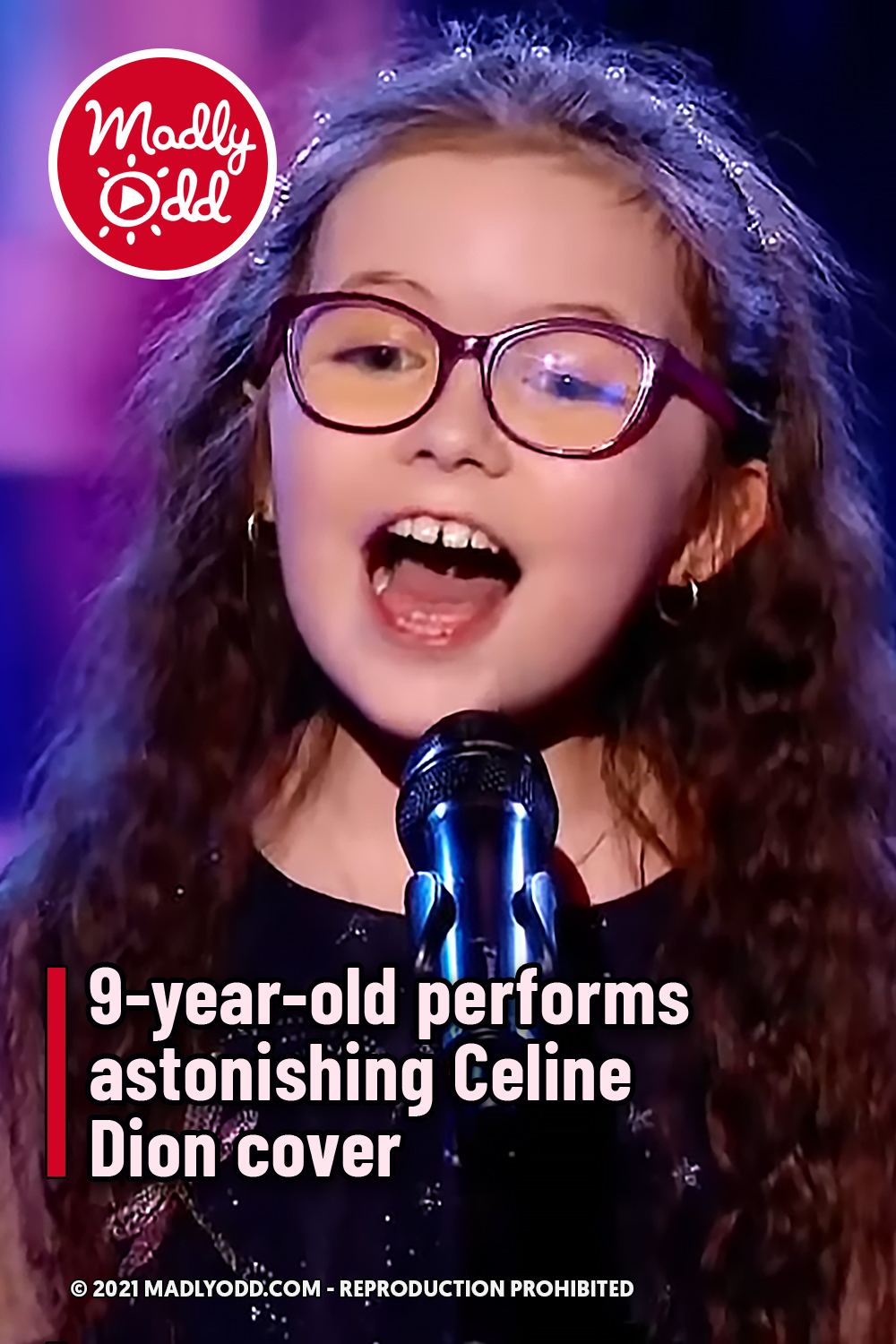 9-year-old performs astonishing Celine Dion cover