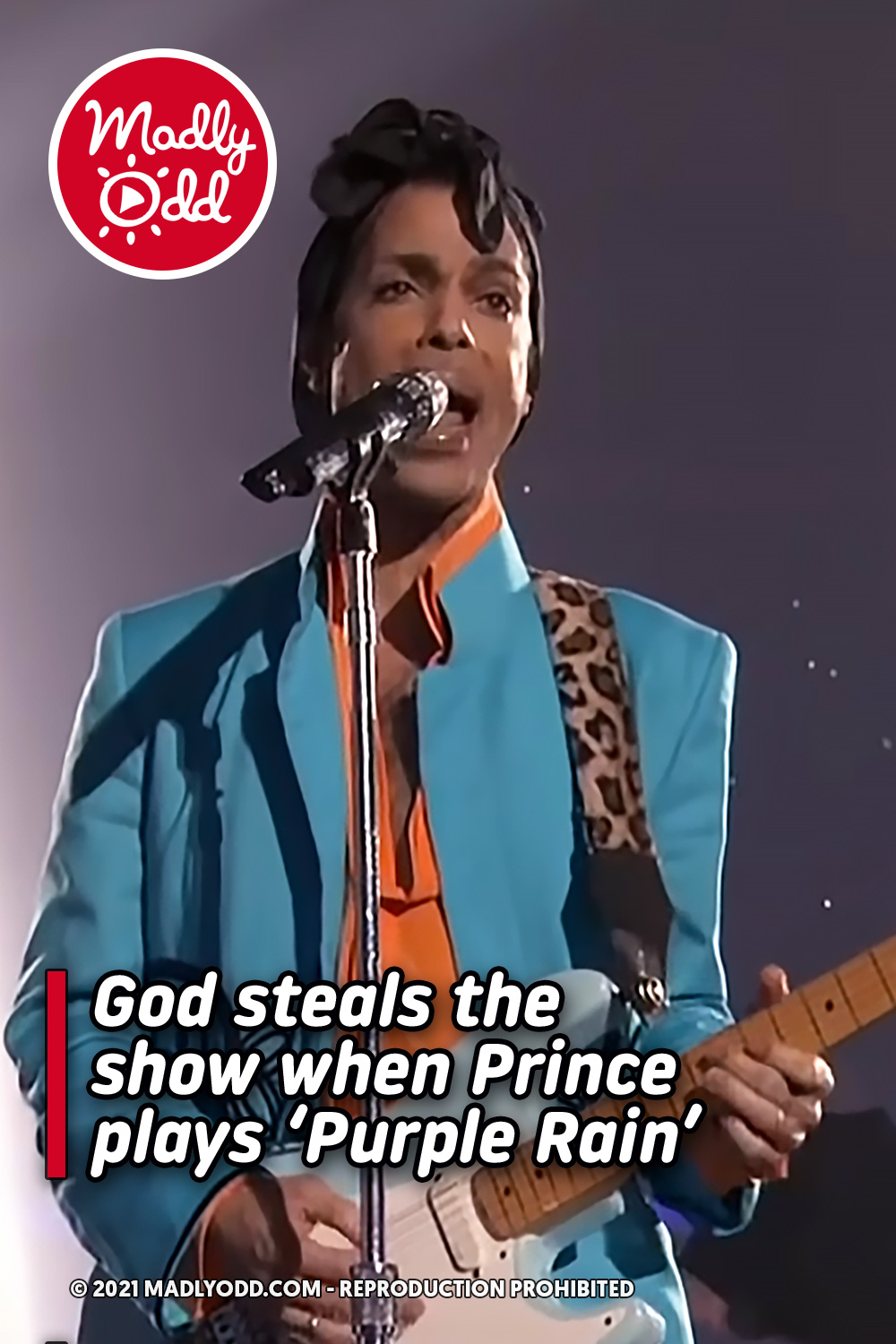 God steals the show when Prince plays ‘Purple Rain’