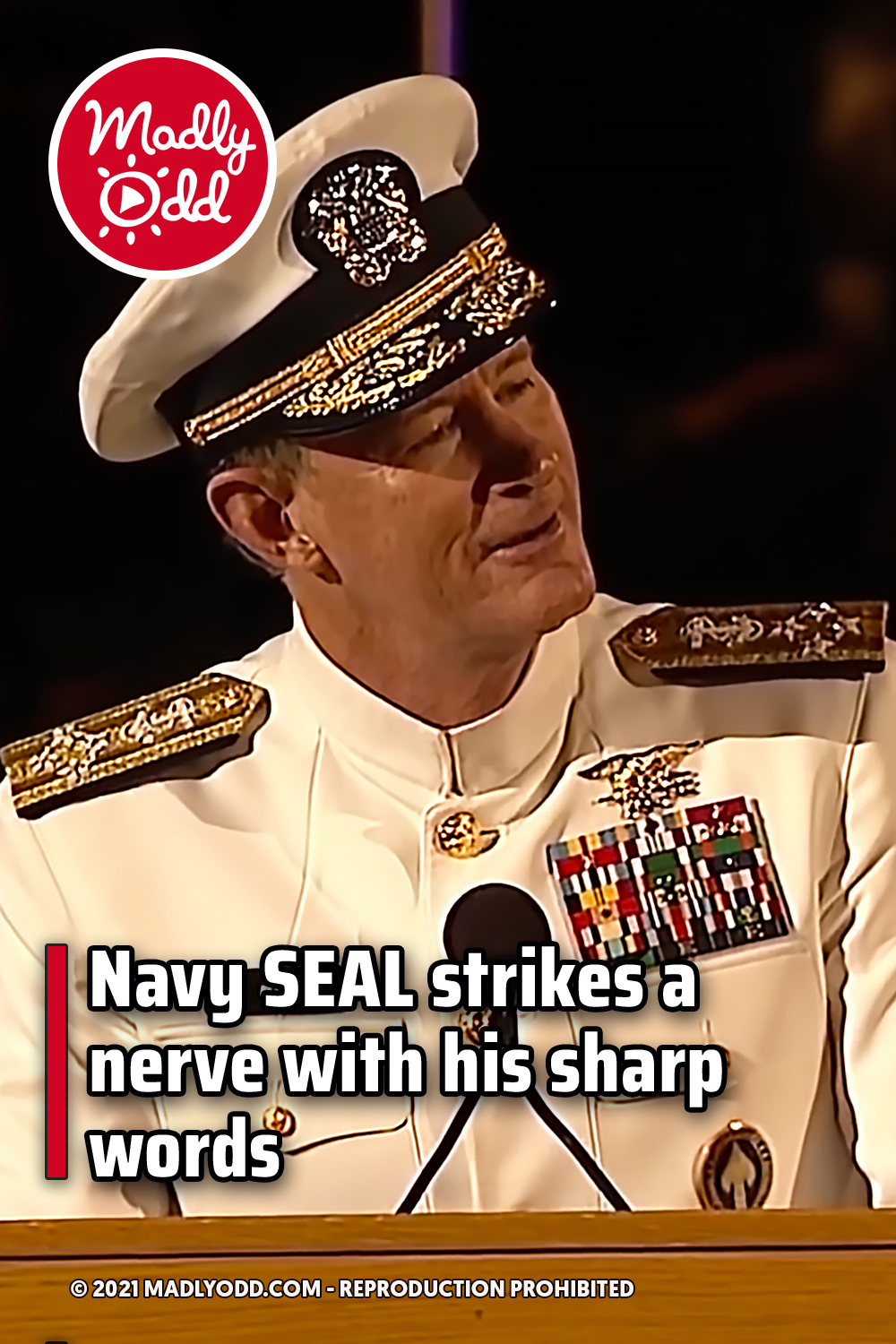 Navy SEAL strikes a nerve with his sharp words