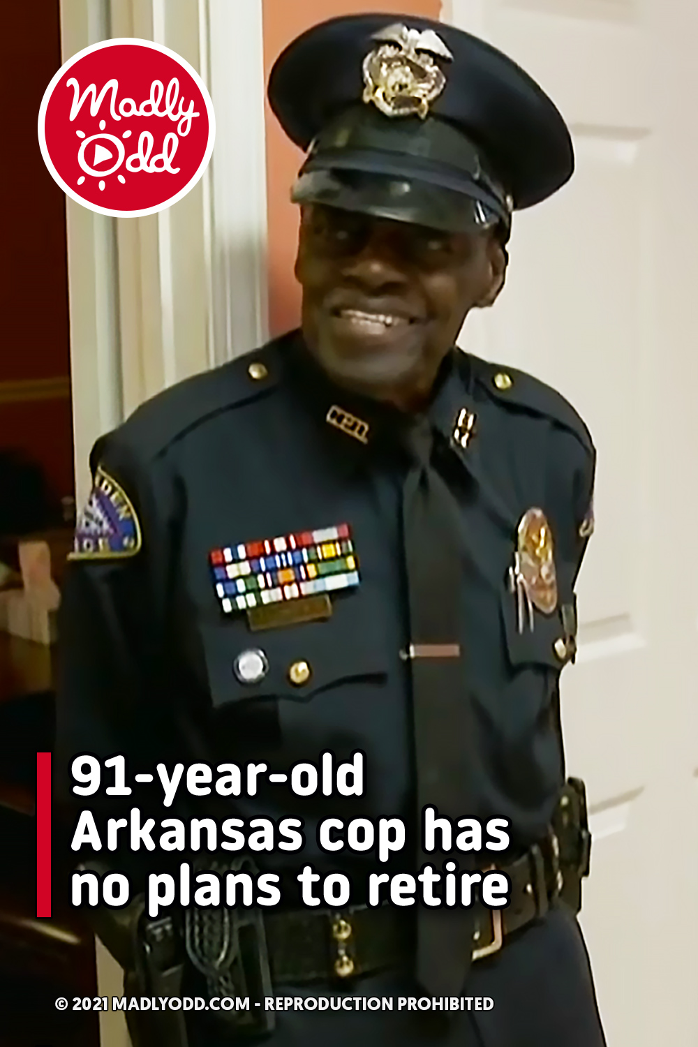 91-year-old Arkansas cop has no plans to retire