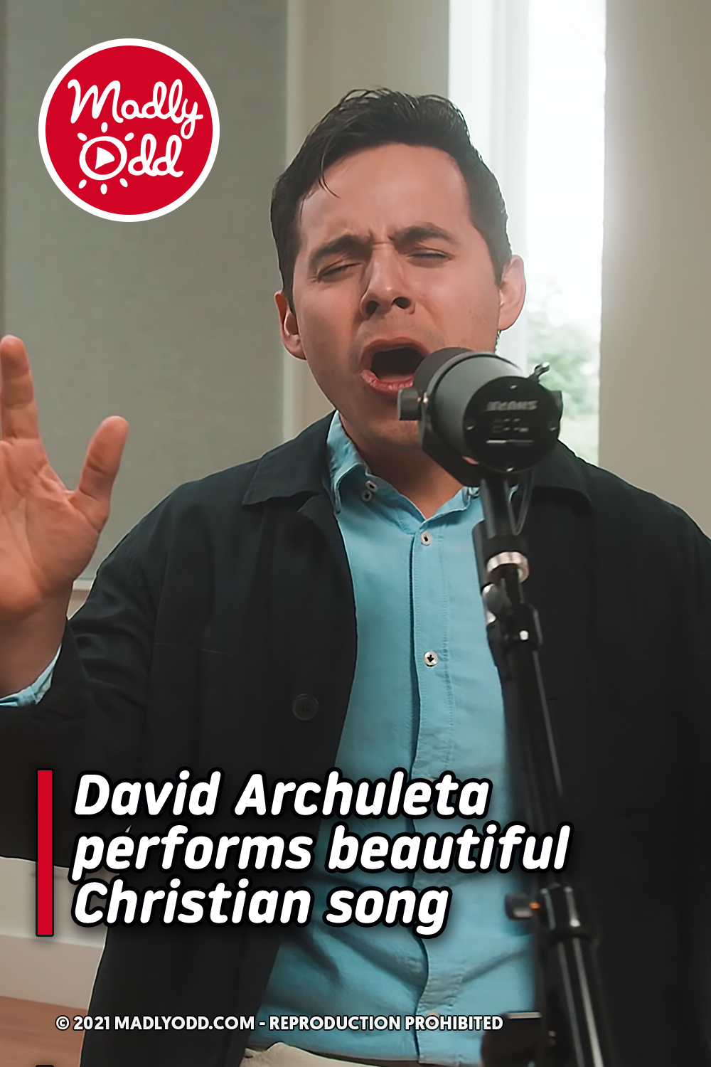 David Archuleta performs beautiful Christian song