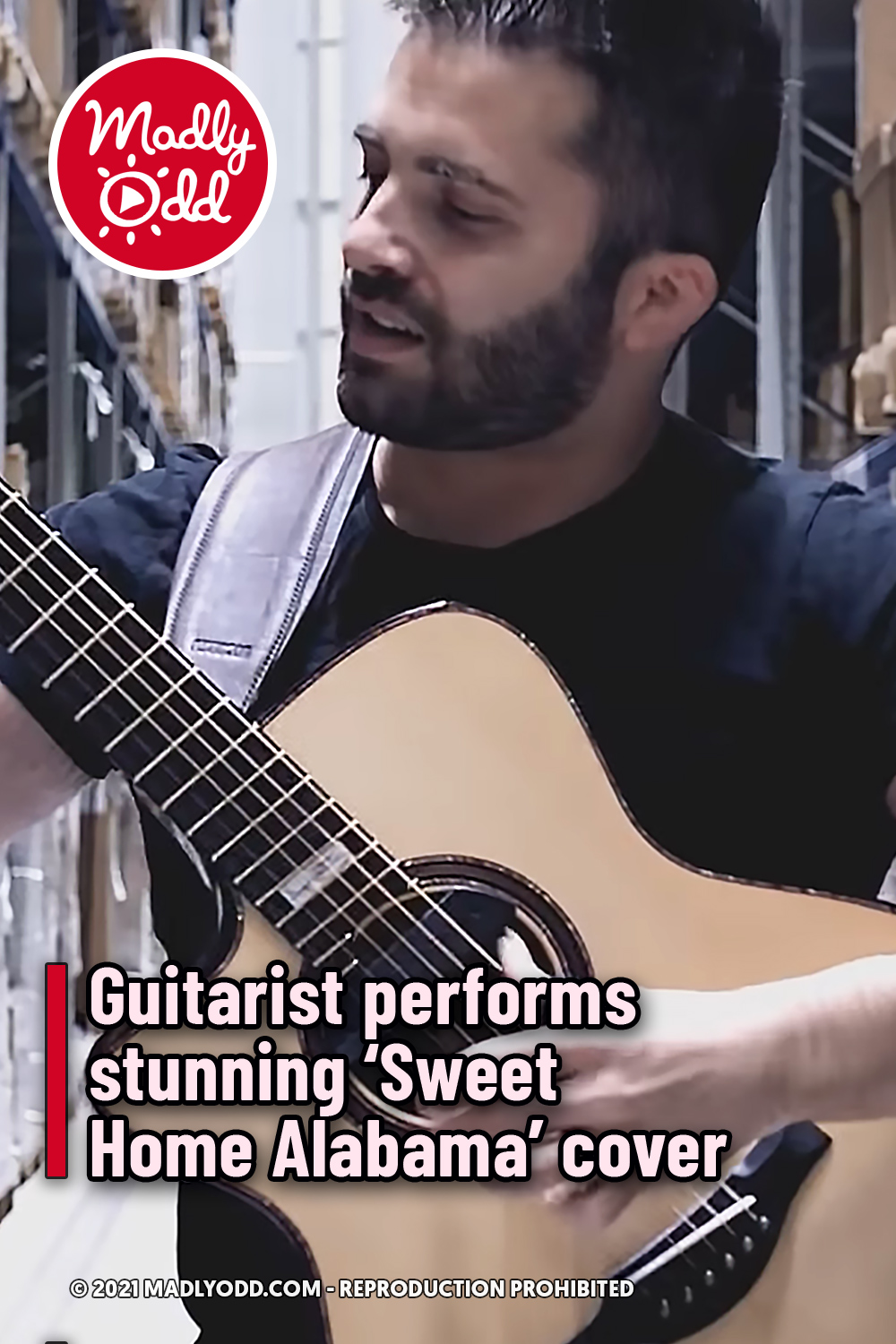 Guitarist performs stunning ‘Sweet Home Alabama’ cover