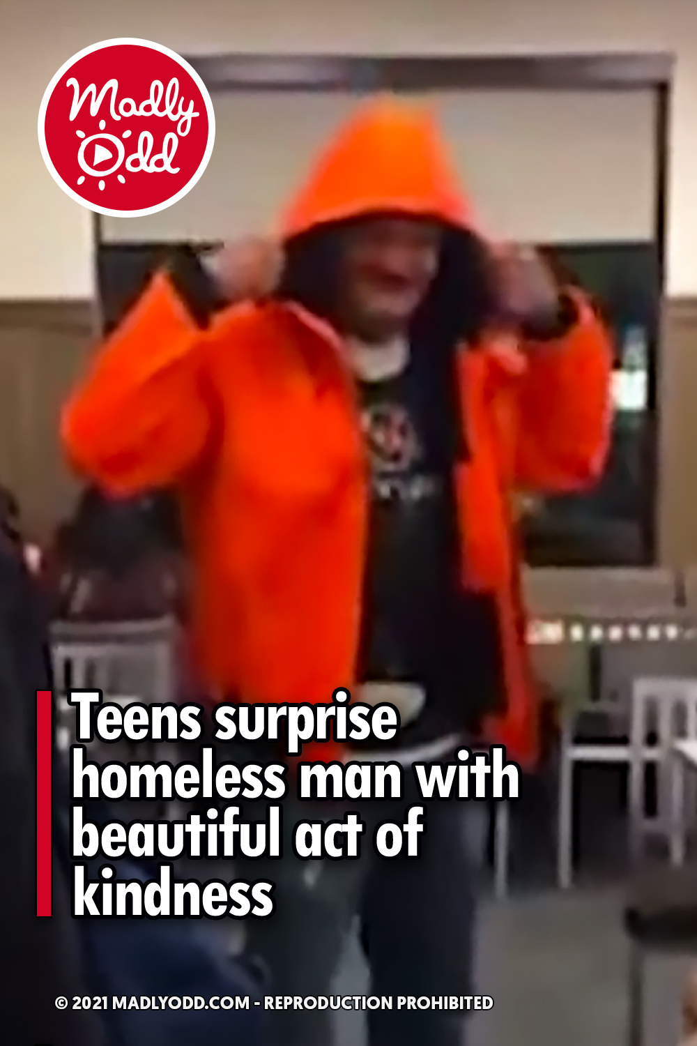 Teens surprise homeless man with beautiful act of kindness