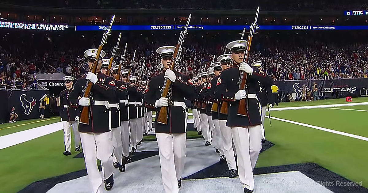 The Silent Drill Platoon makes you feel so proud