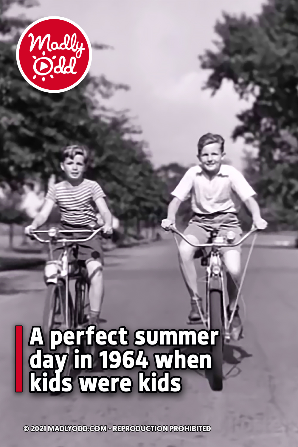A perfect summer day in 1964 when kids were kids