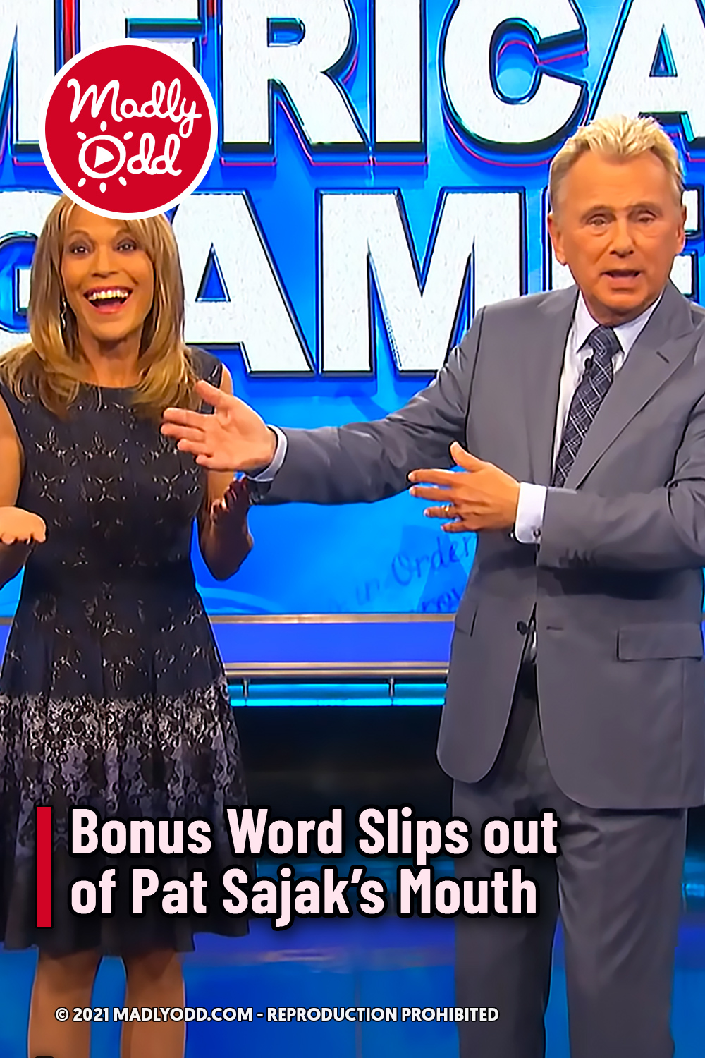 Bonus Word Slips out of Pat Sajak’s Mouth