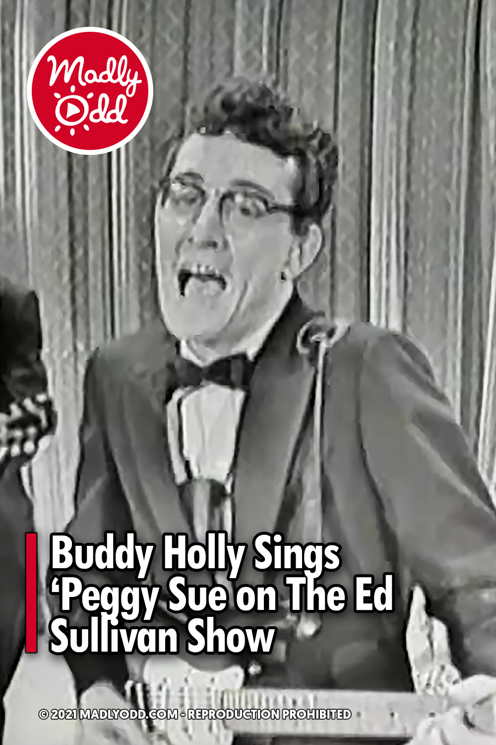 Buddy Holly Sings ‘Peggy Sue on The Ed Sullivan Show