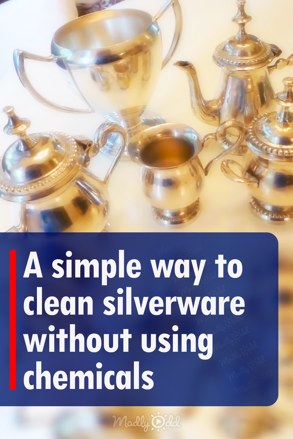 A simple way to clean silverware without using chemicals