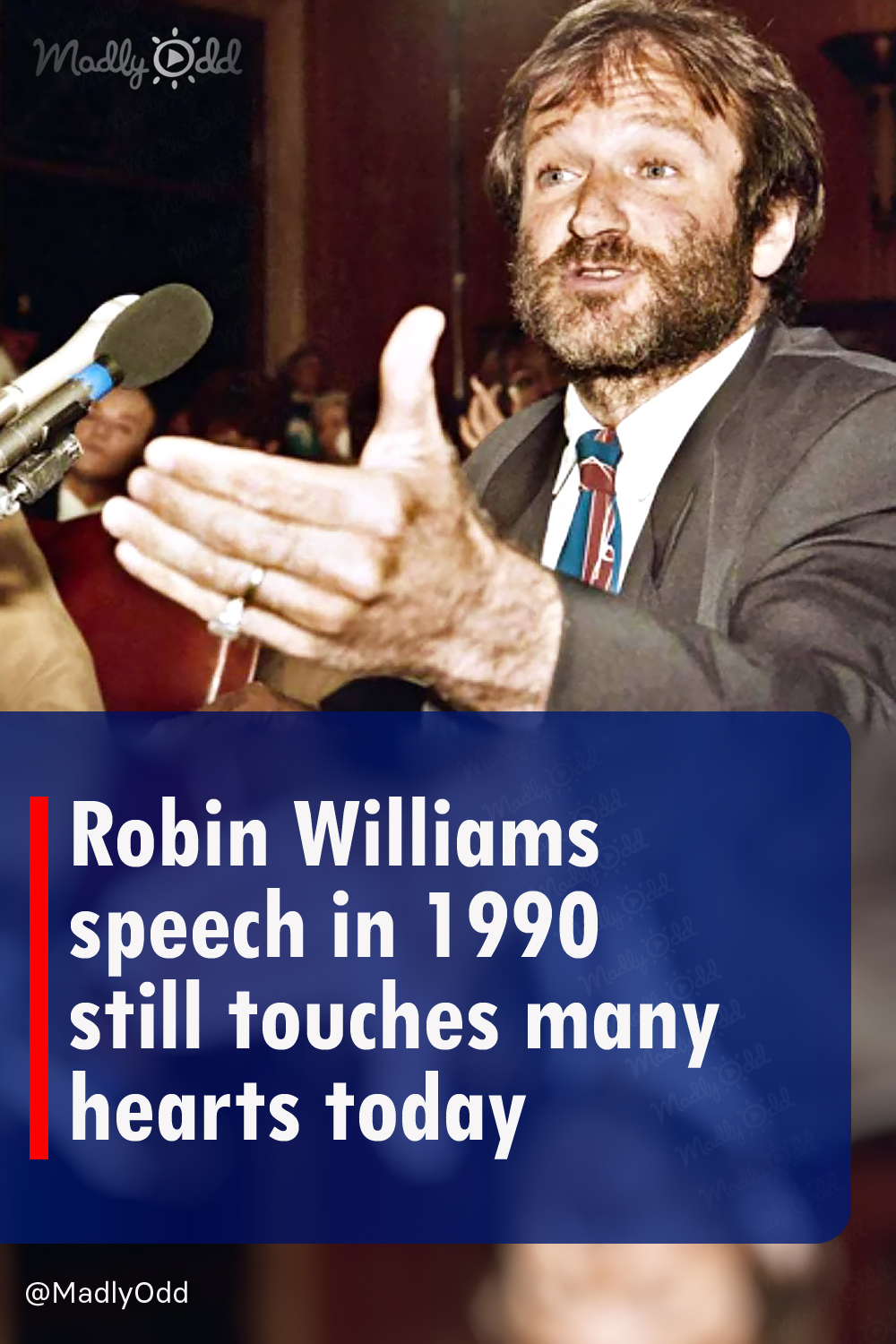 Robin Williams speech in 1990 still touches many hearts today