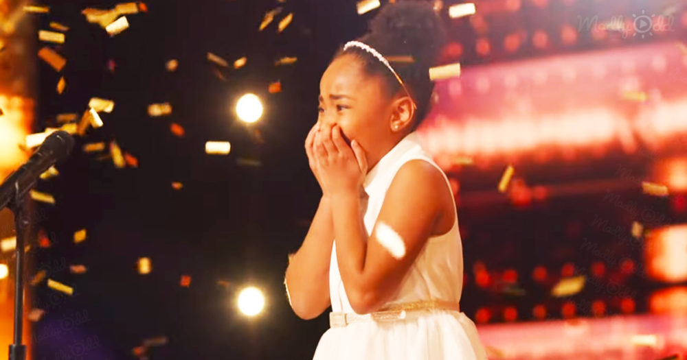 Victory Brinker earns a historic Golden Buzzer after singing "Juliet's Waltz" on AGT