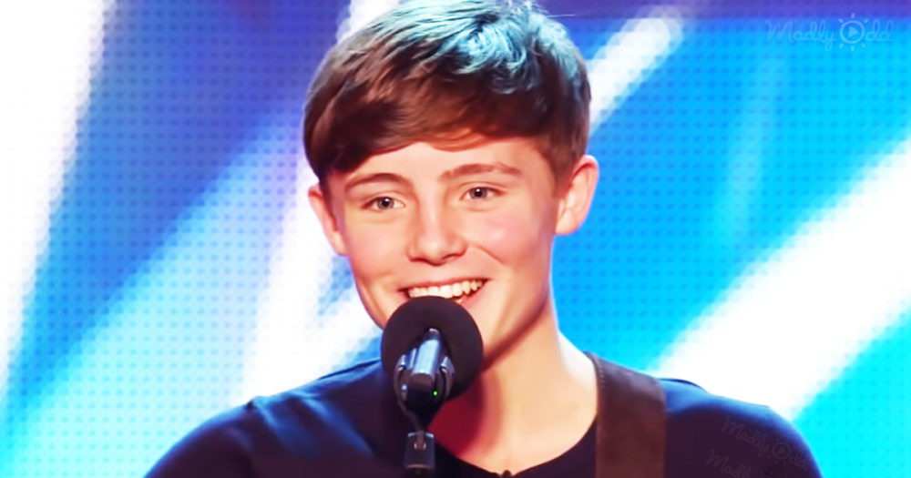 James Smith sings "Feeling Good" on Britain's Got Talent