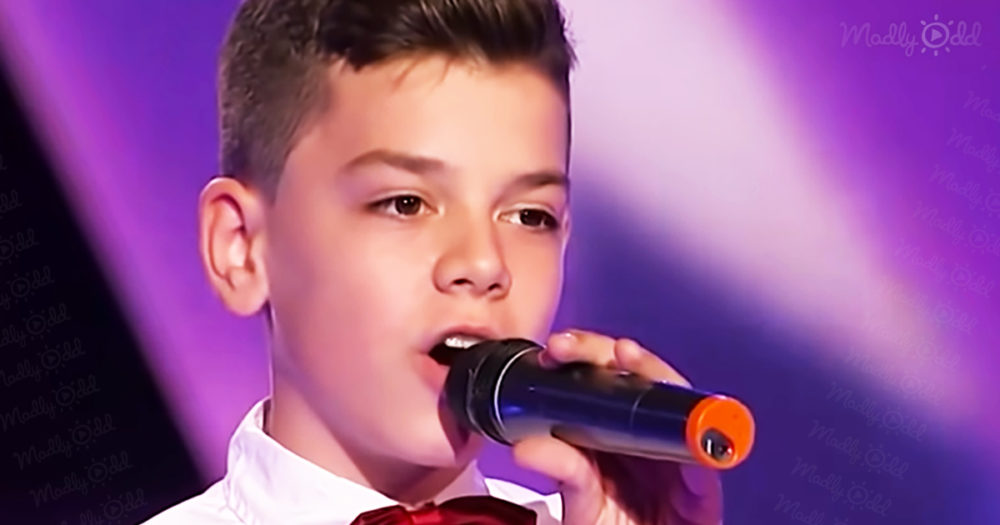 Serbian kid sings classic Tom Jones song
