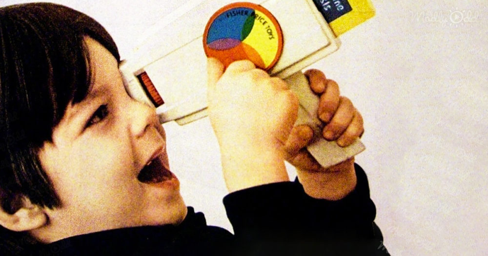 Kid with Fisher-Price&rsquo;s Movie Viewer