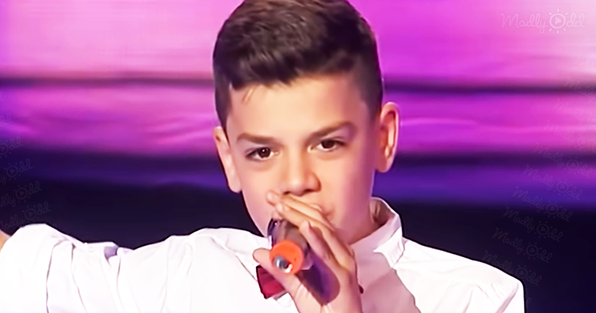 Serbian kid sings classic Tom Jones song