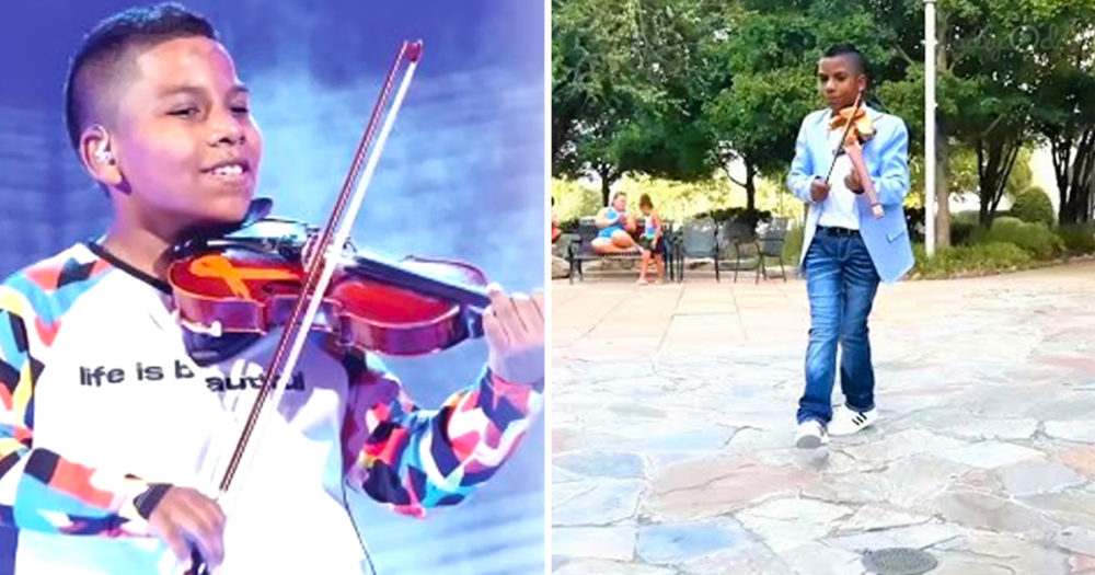Tyler's violin performance