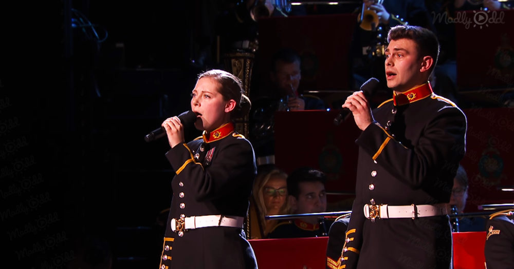 Marines performing 'The Sound of Silence'