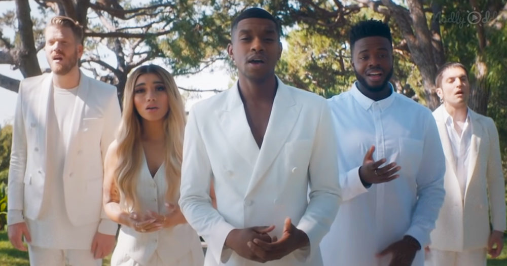 Pentatonix singing &lsquo;Amazing Grace'