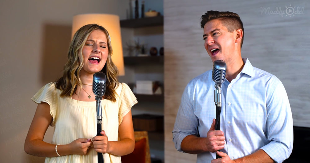 daddy-daughter singing "Stand by Me" and "My Girl"