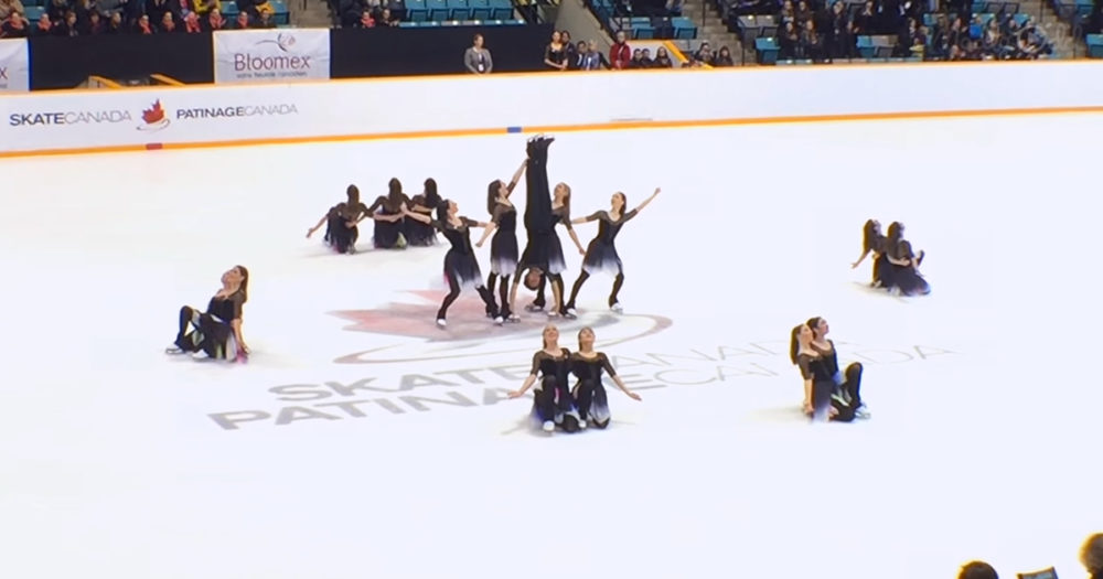 ice-skaters performing on “Bohemian Rhapsody”