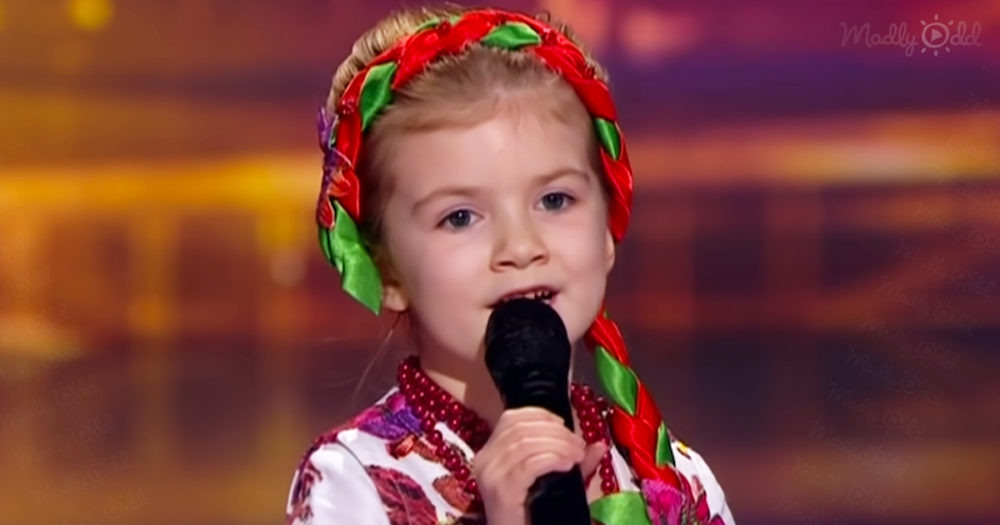 5-year-old girl singing on Ukraine Got Talent