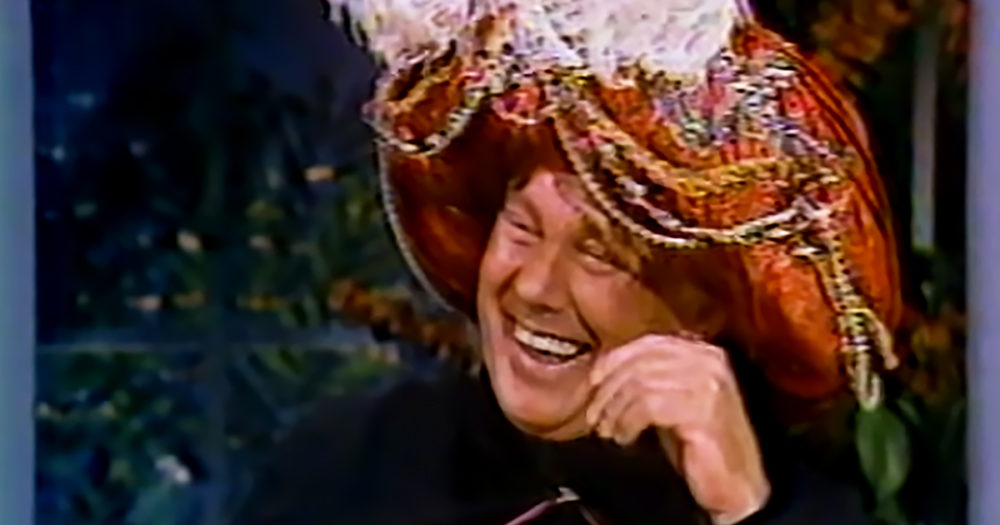 Johnny Carson as Carnac the Magnificent