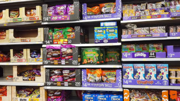 Wallmart's Halloween candy section
