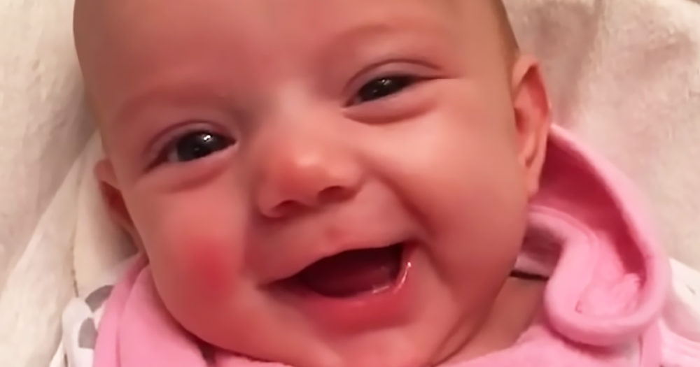 Cute 8-week-old baby