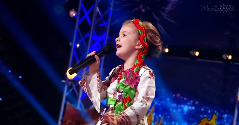 5-year-old girl singing on Ukraine Got Talent