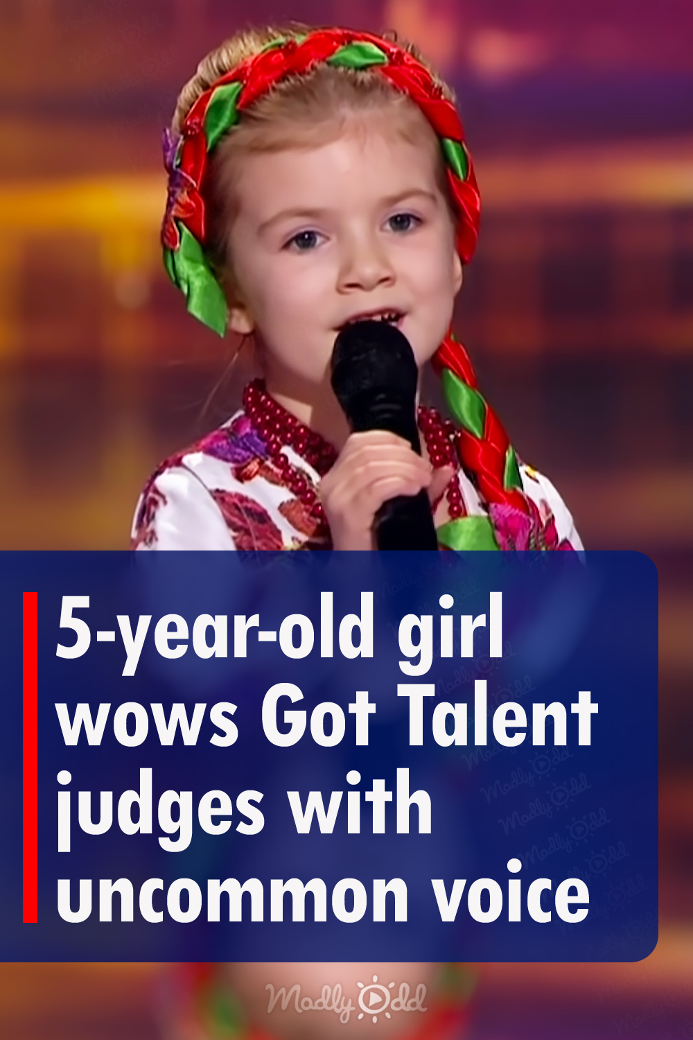 5-year-old girl wows Got Talent judges with uncommon voice