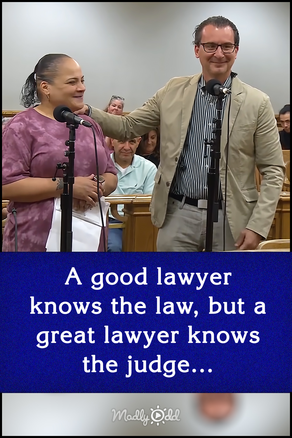 A good lawyer knows the law, but a great lawyer knows the judge…
