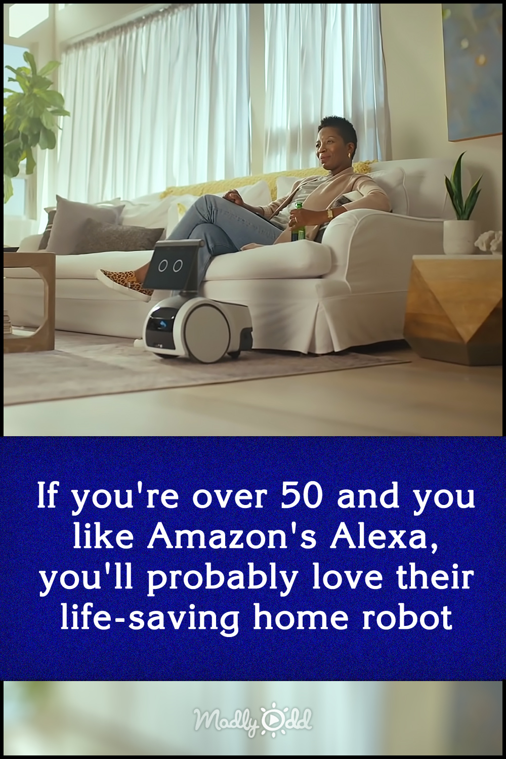 If you\'re over 50 and you like Amazon\'s Alexa, you\'ll probably love their life-saving home robot