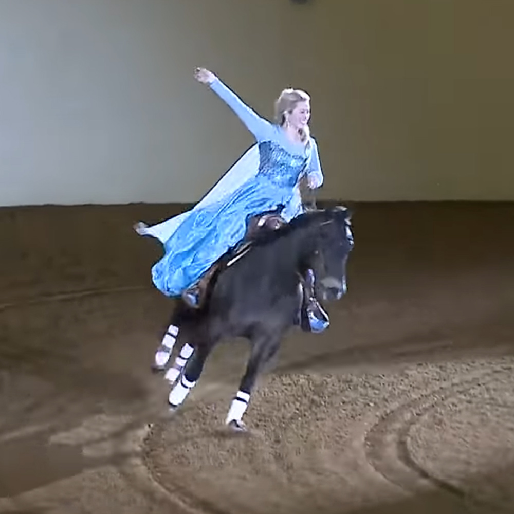 Laura Sumrall and her horse